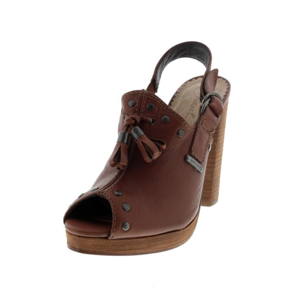 Diesel Shoes - SOLD 🔥Diesel Cuir Desir D'Aly Leather Sling 7